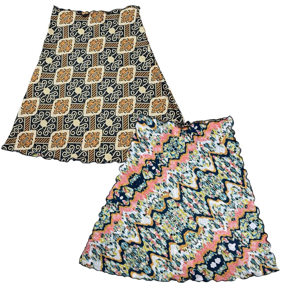 Haystacks y2k 90s reversible patterned skirt Size XS